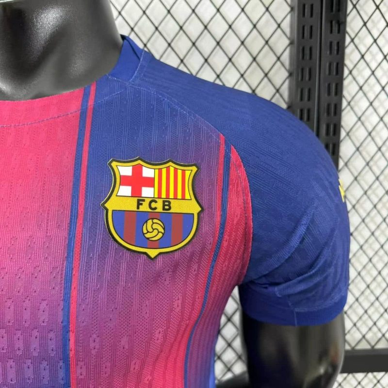 Camisa I Barcelona | 25/26 Modelo Jogador Nike - Vermelha e Azul
