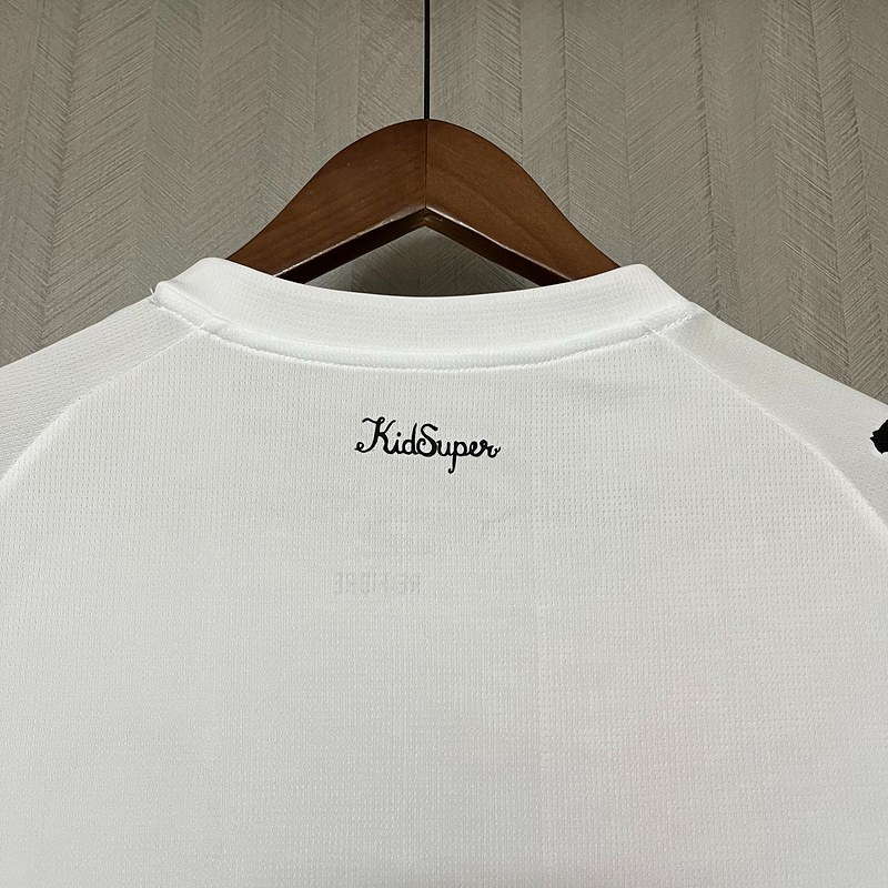 Camisa II Manchester City | 2025 Torcedor Puma - Branca Vermelha e Preta