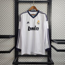 Camisa I Real Madrid Retrô | 12/13 Adidas - Branca - Manga Longa