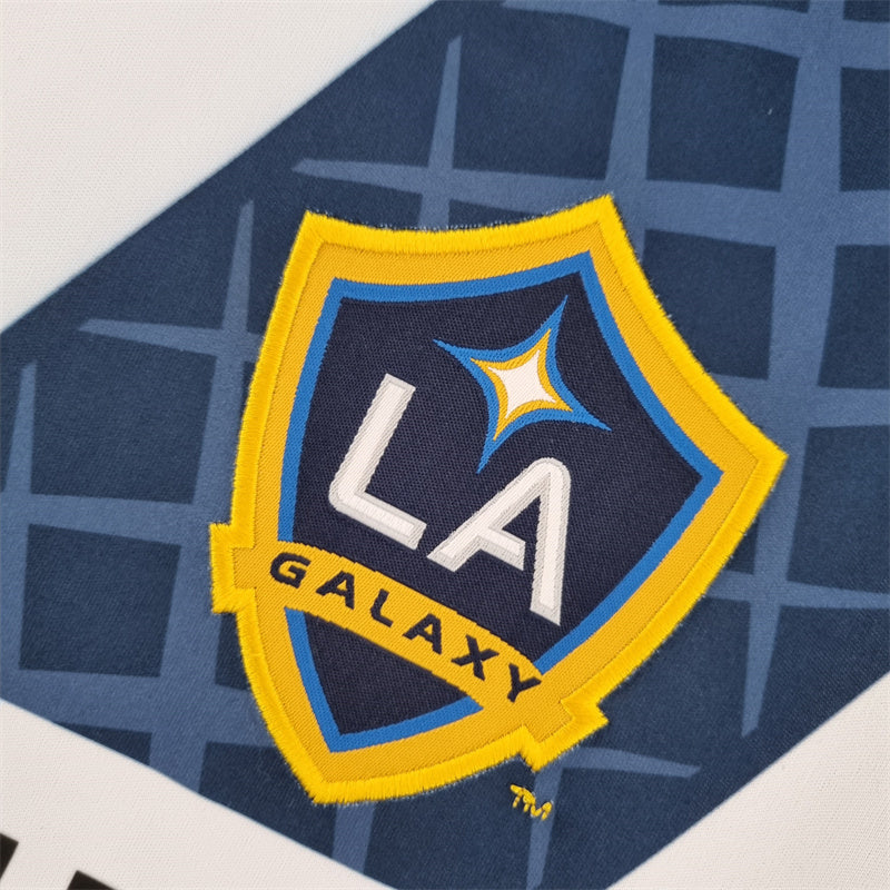 Camisa I LA Galaxy Retrô | 12/13 Adidas - Branca Azul e Amarela