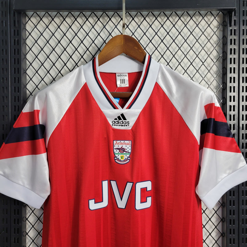 Camisa I Arsenal Retrô | 92/93 Adidas - Vermelha e Branca