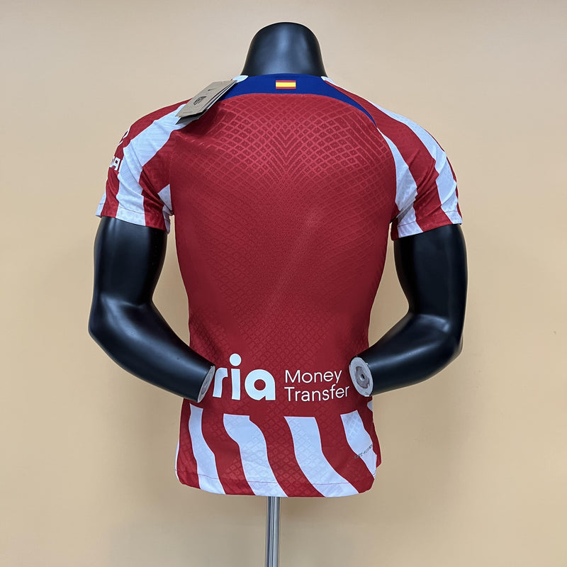 Camisa I Atlético de Madrid | 22/23 Modelo Jogador Nike - Vermelha e Branca