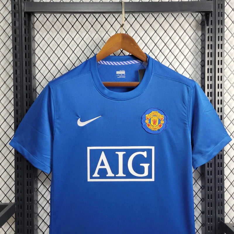 Camisa III Manchester United Retrô | 08/09 Nike - Azul