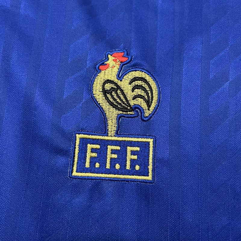 Camisa I França Retrô | 94/95 Torcedor Adidas - Azul