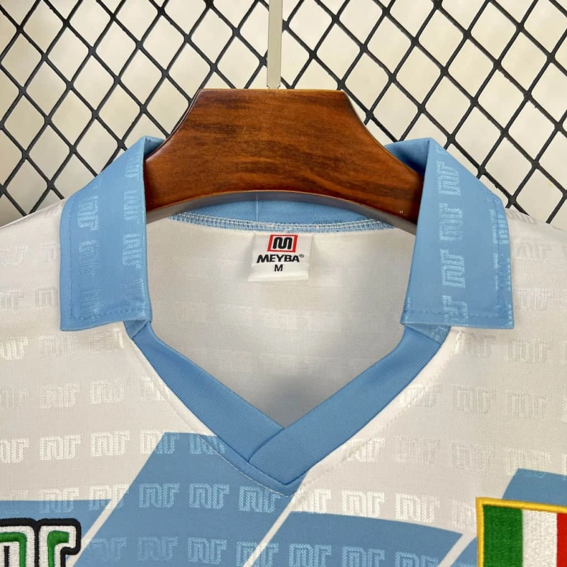Camisa II Napoli Retrô | 90/91 Ennerre - Branca e Azul