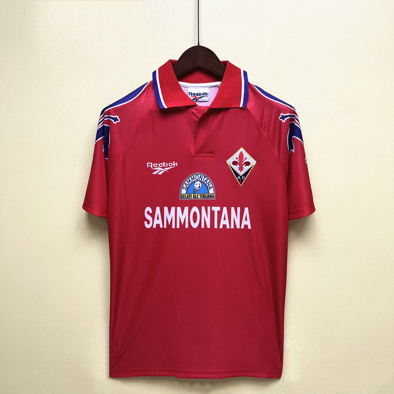 Camisa III Fiorentina Retrô | 95/96 Torcedor Reebok - Vermelha