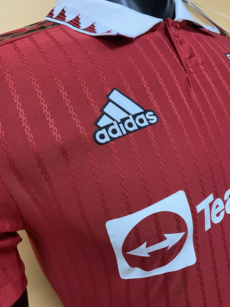 Camisa I Manchester United | 22/23 Modelo Jogador Adidas - Vermelha