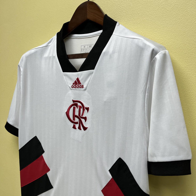 Camisa Icon Flamengo | 23/24 Torcedor Adidas - Branca
