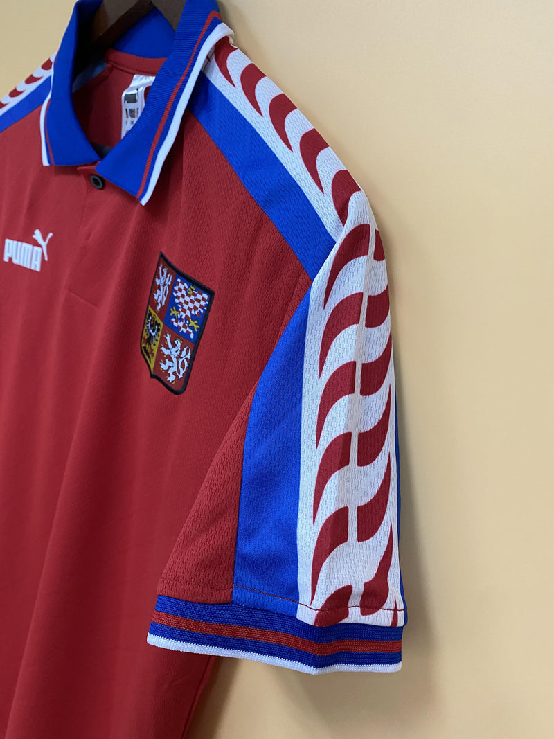 Camisa I Republica Tcheca | 1996 Torcedor Puma - Vermelha