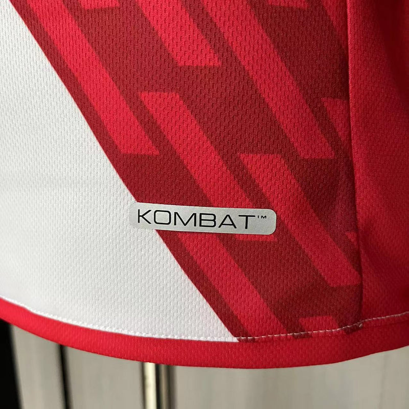 Camisa I Monaco | 23/24 Modelo Jogador Kappa - Vermelha e Branca