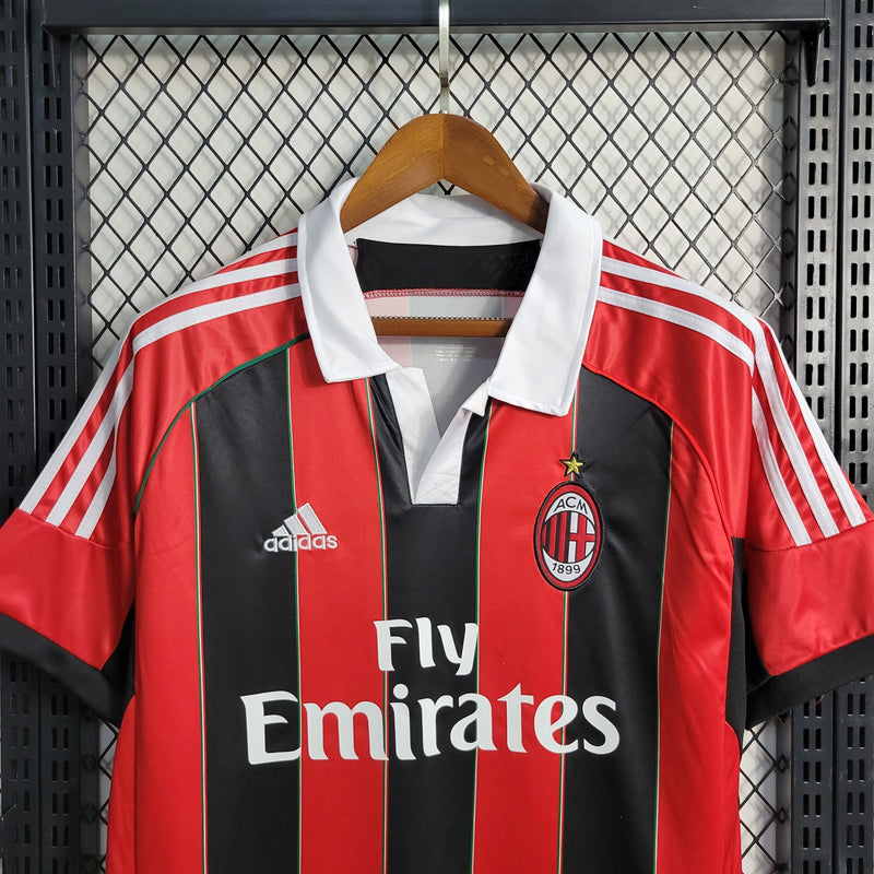 Camisa I Milan Retrô | 12/13 Adidas - Vermelha e Preta