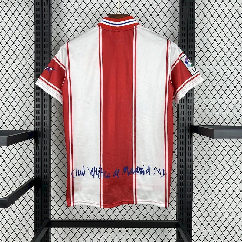 Camisa I Atlético de Madrid Retrô | 99/00 Reebok - Vermelha e Branca