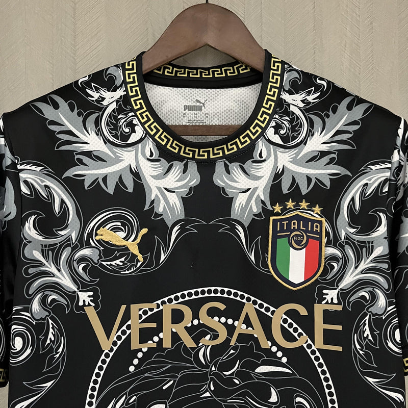 Camisa Versace x Itália | 23/24 Torcedor Puma - Preta
