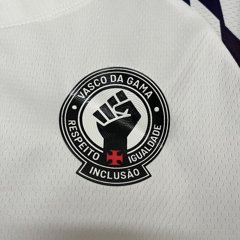 Camisa Pré Jogo Vasco | 24/25 Torcedor Kappa - Feminina - Branca