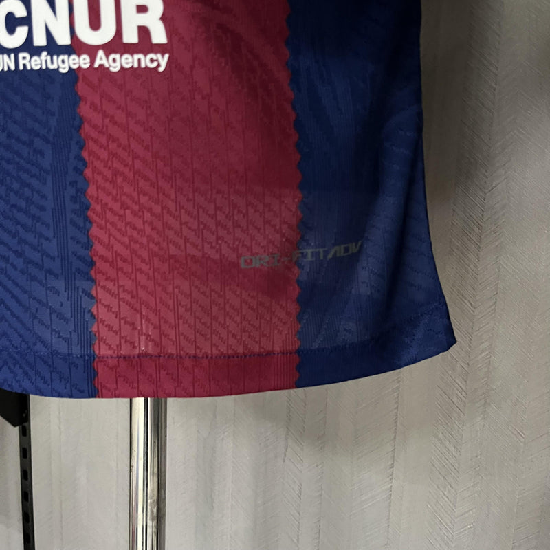 Camisa I Barcelona | 23/24 Modelo Jogador Nike - Vermelha e Azul