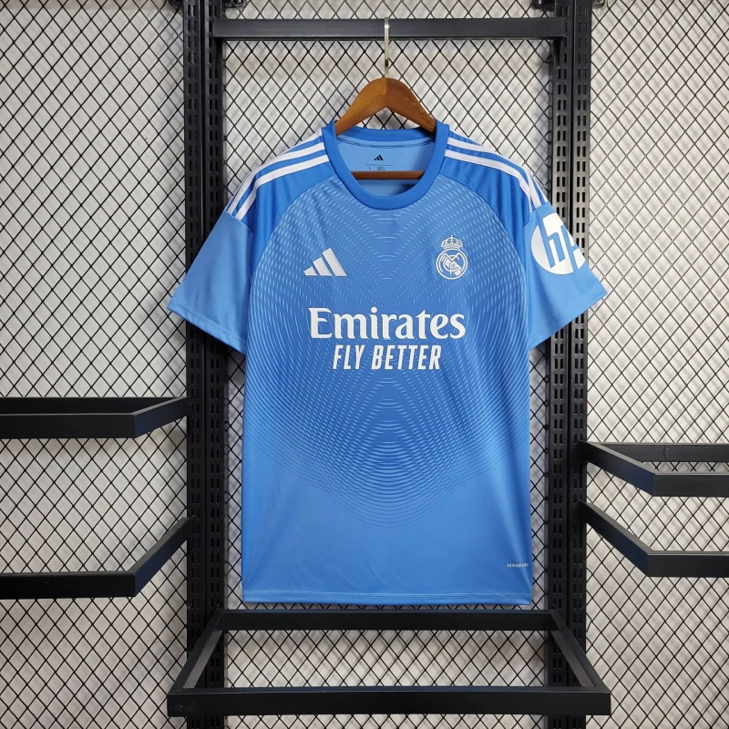 Camisa Goleiro Real Madrid | 25/26 Torcedor Adidas - Azul