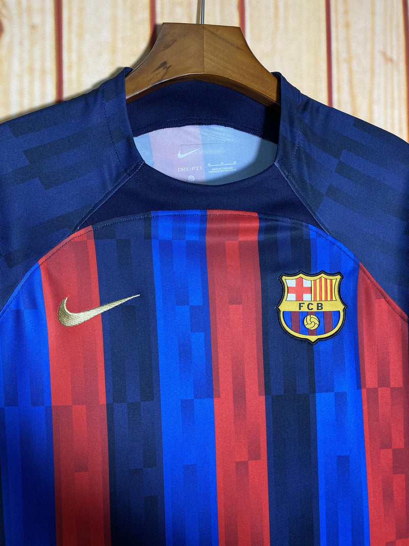 Camisa I Barcelona | 22/23 Torcedor Nike - Azul e Vermelha (sem patrocínio)