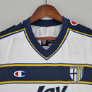 Camisa I Parma Retrô | 01/02 Champion - Branca e Azul