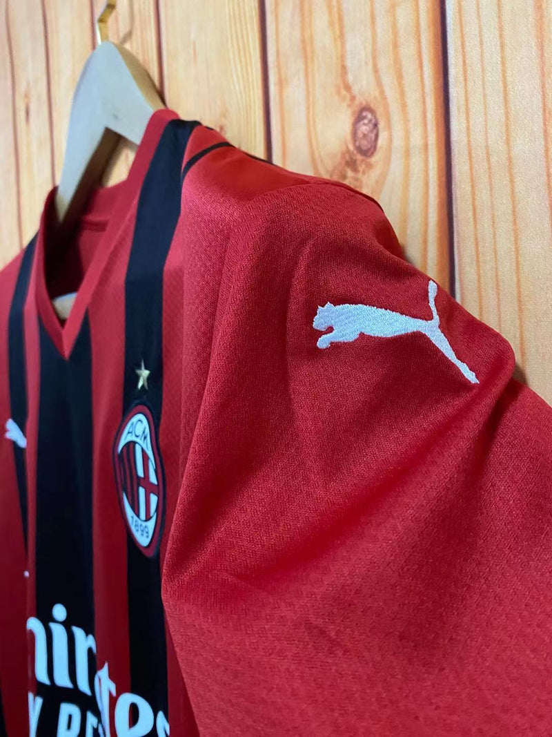 Camisa I Milan | 21/22 Torcedor Puma - Vermelha e Preta