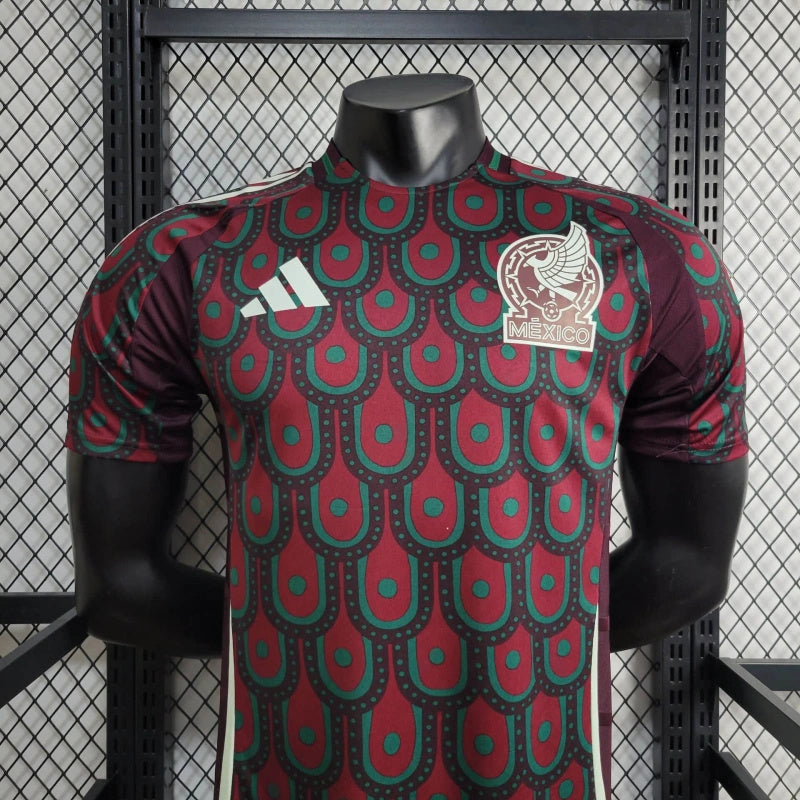 Camisa I México | 2024 Modelo Jogador Adidas - Vermelha e Verde