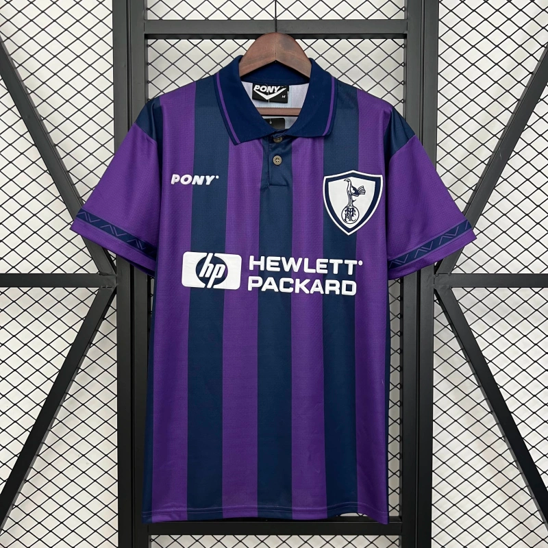 Camisa II Tottenham Retrô | 95/97 Pony - Roxa e Azul