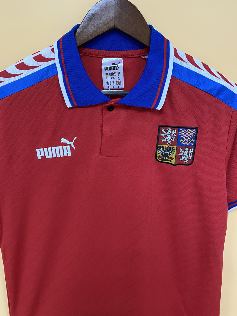 Camisa I Republica Tcheca | 1996 Torcedor Puma - Vermelha