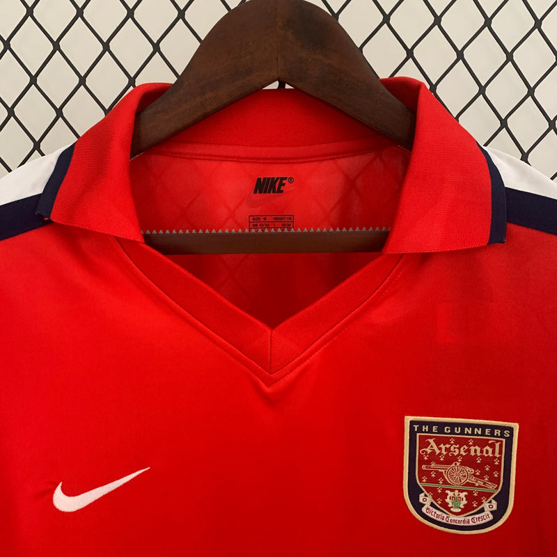 Camisa I Arsenal Retrô | 01/02 Nike - Vermelha