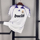 Camisa I Real Madrid Retrô | 07/08 Adidas - Branca e Roxa