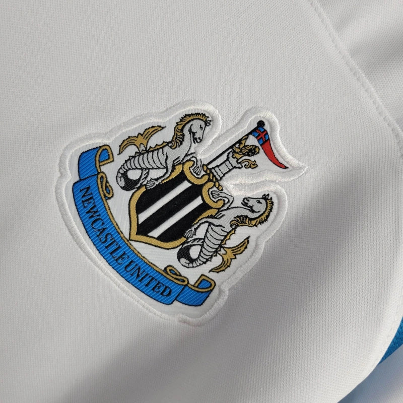 Camisa II Newcastle Retrô | 99/00 Adidas - Branca Azul e Preta