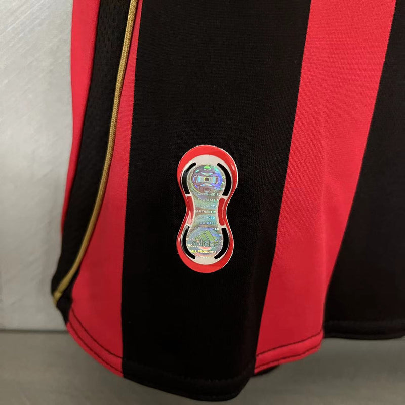 Camisa I Milan Retrô | 06/07 Torcedor Adidas - Vermelha e Preta