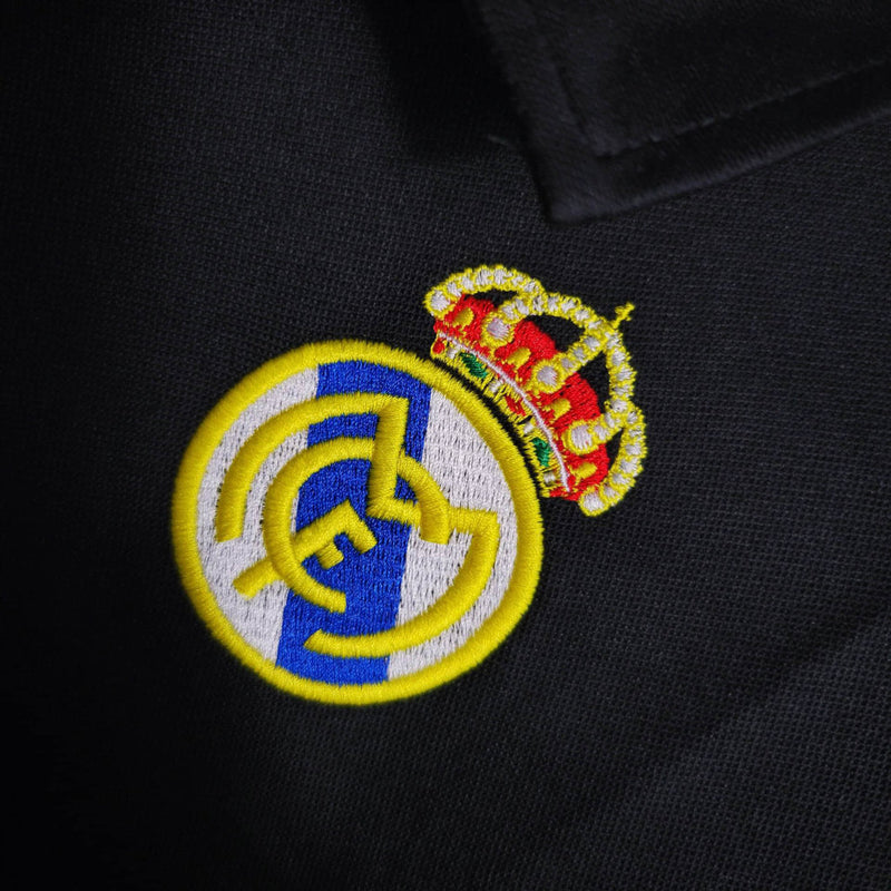 Camisa Champions League Real Madrid Retrô | 02/03 Adidas - Preta