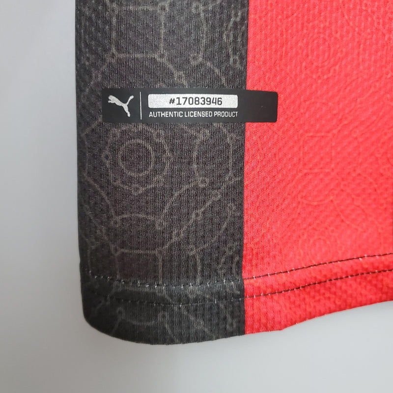 Camisa I Milan | 20/21 Torcedor Puma - Vermelha e Preta