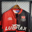 Camisa Centenário Flamengo Retrô | 1995 Umbro - Vermelha e Preta