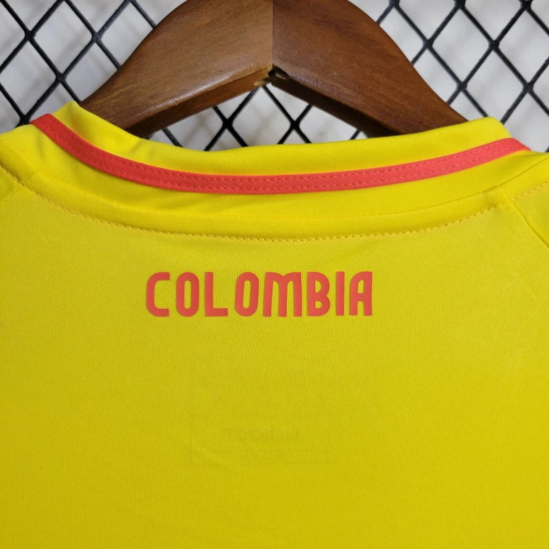 Camisa I Colômbia | 2024 Torcedor Adidas - Amarela e Laranja - Feminina