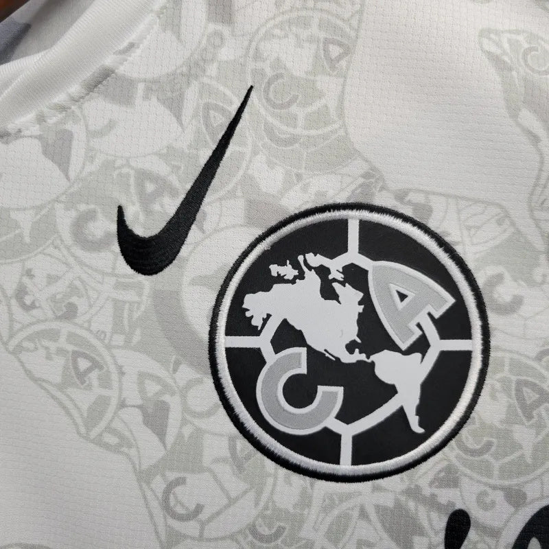 Camisa Goleiro América do México | 24/25 Torcedor Nike - Branca e Cinza