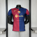 Camisa I Barcelona | 24/25 Modelo Jogador Nike - Vermelha e Azul (Spotify)
