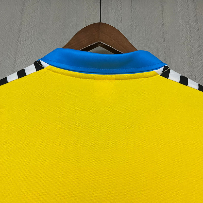 Camisa I Cadiz Retrô | 83/84 Meyba - Amarela e Azul