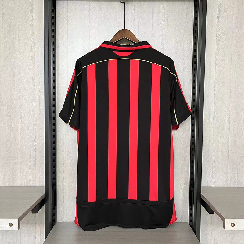 Camisa I Milan Retrô | 06/07 Torcedor Adidas - Vermelha e Preta