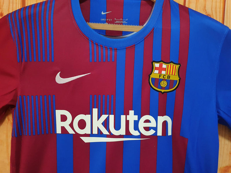 Camisa I Barcelona | 21/22 Torcedor Nike - Azul e Vermelha