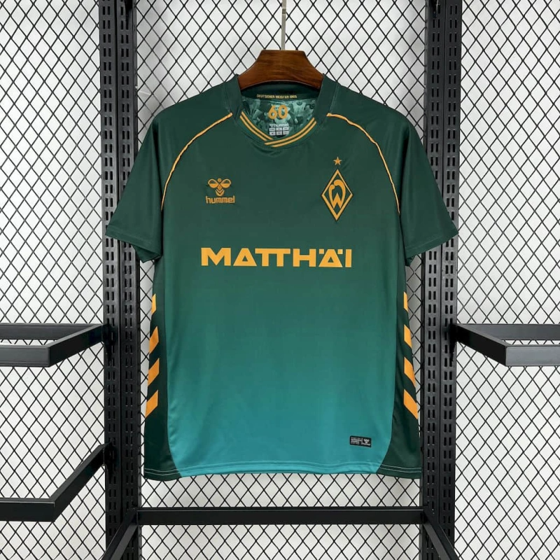 Camisa III Werder Bremen | 25/26 Torcedor Hummel - Verde e dourado