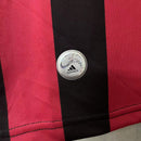 Camisa I Milan Retrô | 09/10 Adidas - Vermelha e Preta - Manga Longa