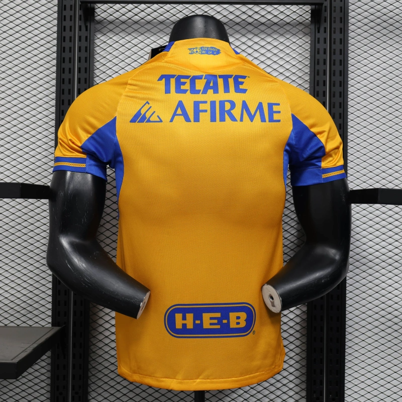 Camisa I Tigres | 25/26 Modelo Jogador Adidas - Amarela e Azul