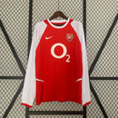 Camisa I Arsenal Retrô | 02/04 Nike - Vermelha e Branca - Manga Longa