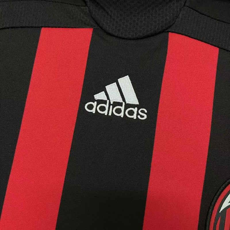 Camisa I Milan Retrô | 06/07 Torcedor Adidas - Vermelha e Preta