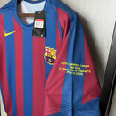 Camisa I Edição Champions Barcelona Retrô | 05/06 Nike - Vermelha e Azul