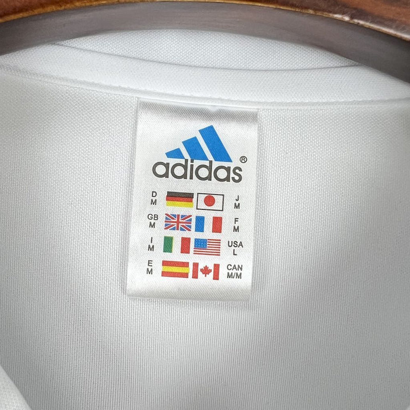 Camisa I Real Madrid Retrô | 02/03 Adidas - Branca