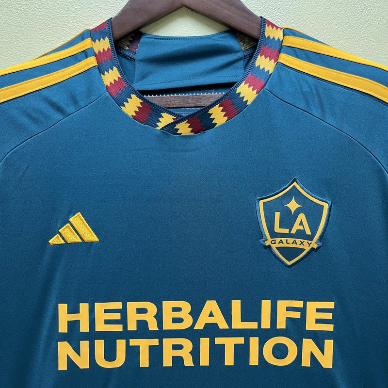 Camisa II LA Galaxy | 23/24 Torcedor Adidas - Azul e Amarela