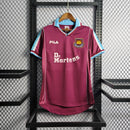 Camisa I West Ham Retrô | 99/01 Fila - Vermelha e Azul