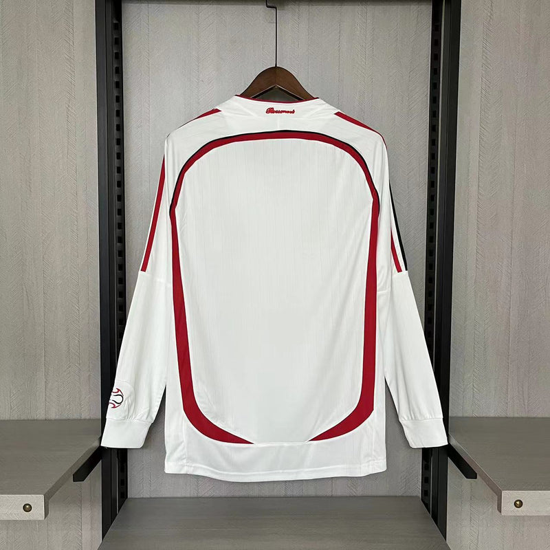 Camisa II Milan Retrô | 06/07 Adidas - Branca - Manga Longa