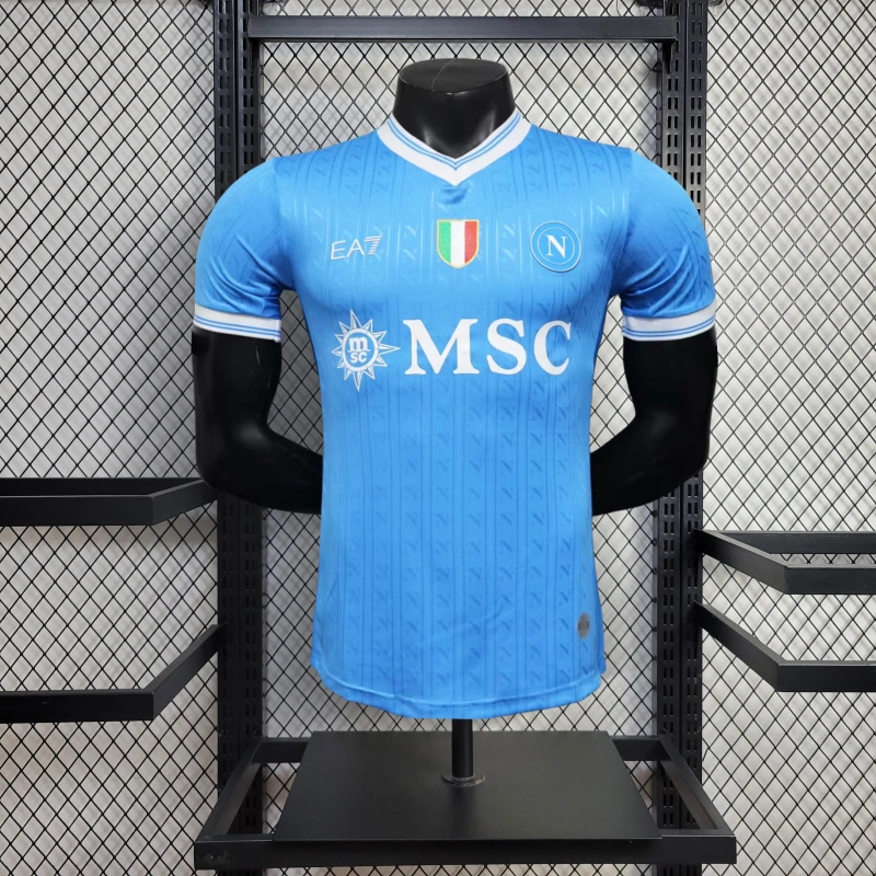 Camisa I Napoli | 25/26 Modelo Jogador EA7 - Azul